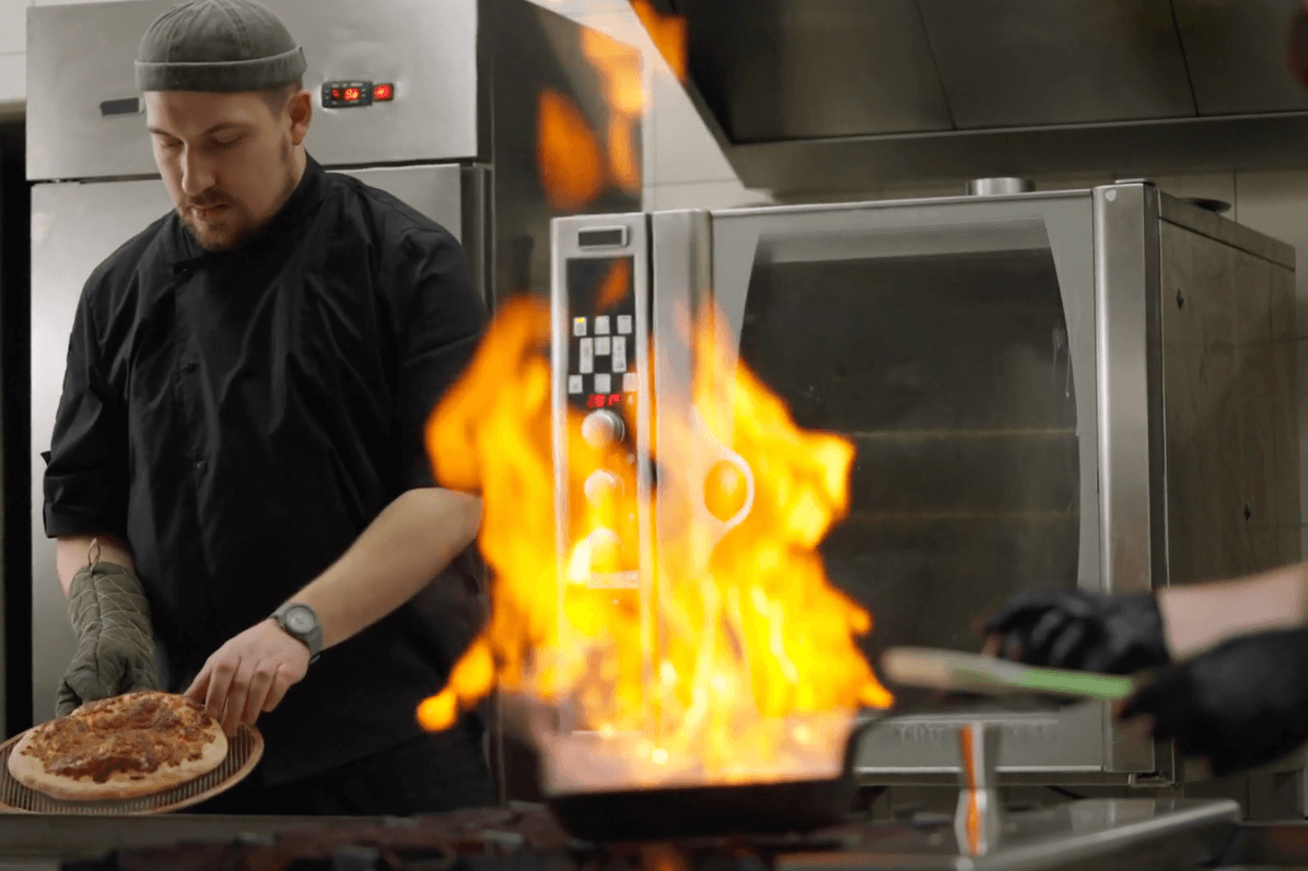 Master Fire Prevention Systems NYC Chef Cooking With Fire 3