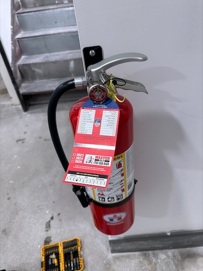 Master Fire Protection Systems NYC Suppression Sprinkler Exhaust Violations Testing Inspection extinguisher a