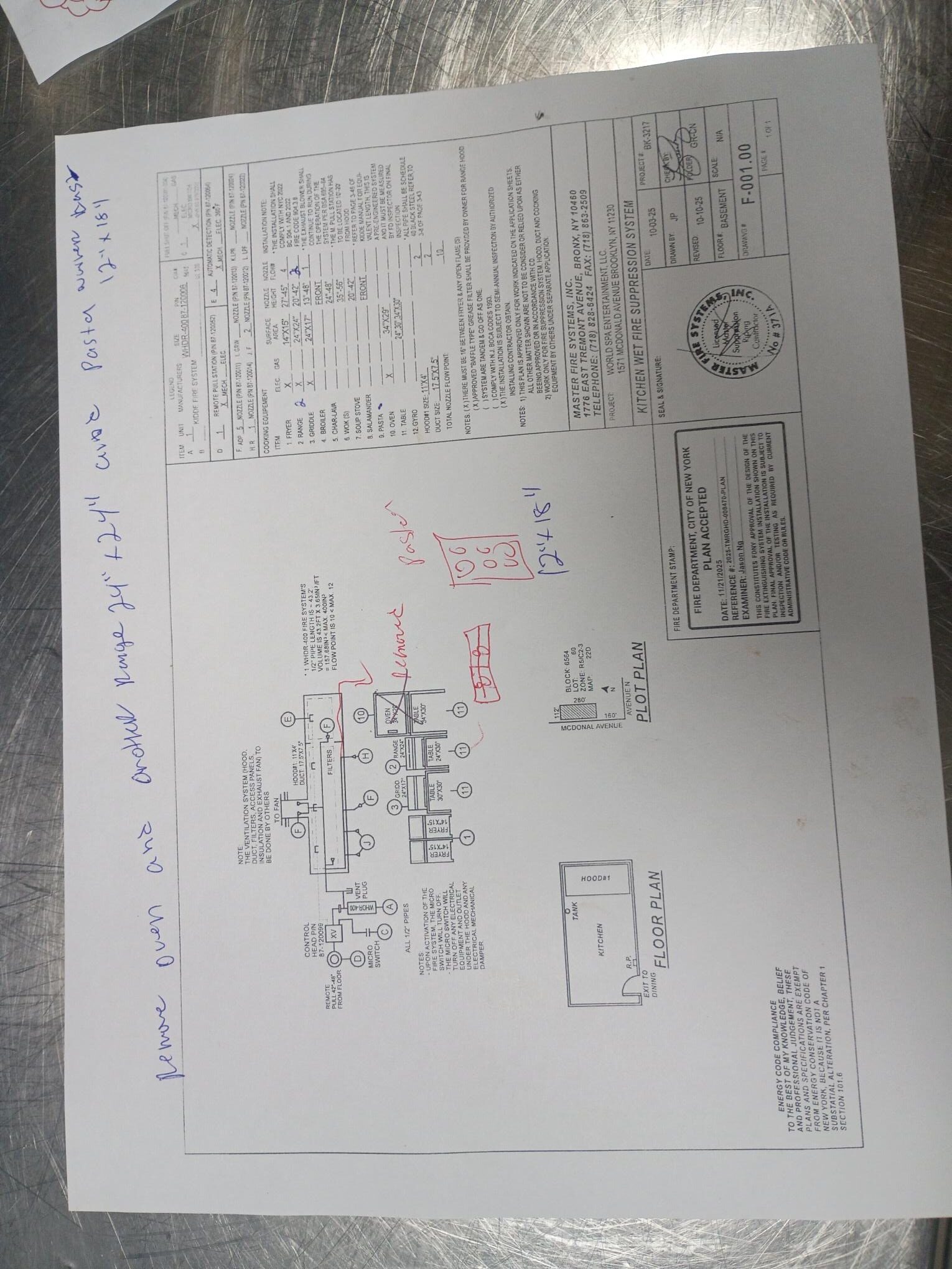 Fire Protection Services for Kosher Restaurants in Brooklyn091751054