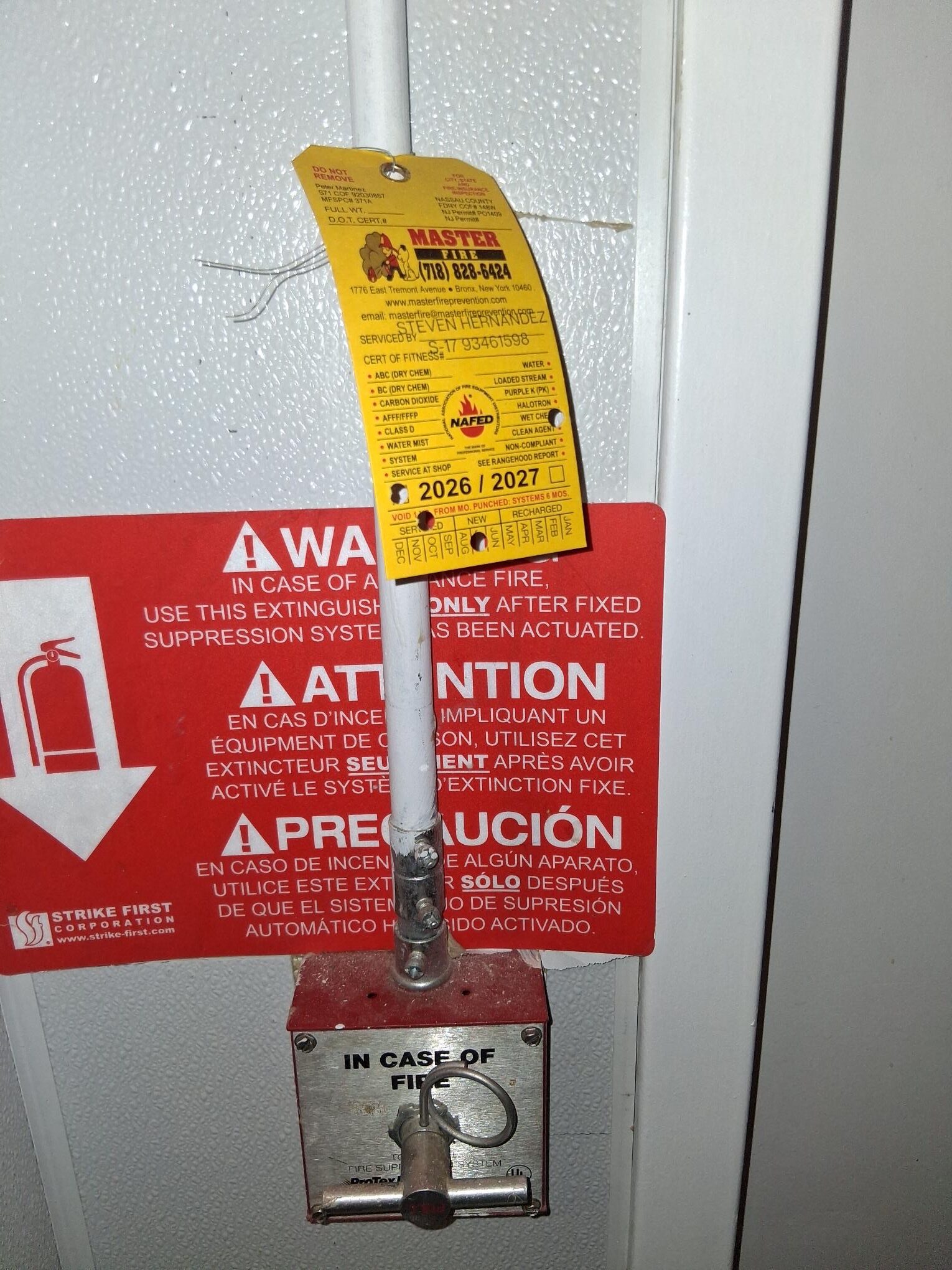 Who Tests Restaurant & College Dining Room Fire Suppression Systems in Brooklyn Master Fire102047